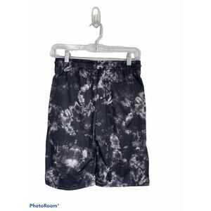 NWT Public Record Gray Black Tie Dye Shorts 12/L
